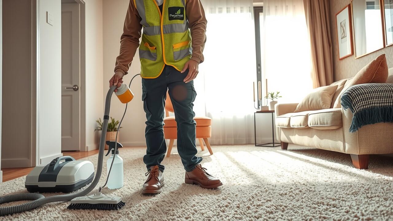 How do I temporarily protect my carpet?