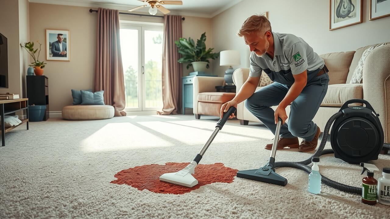 How do you get old stains out of carpet?