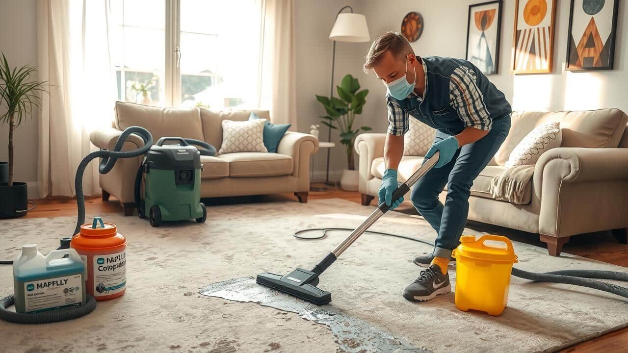 What kills mold on carpet?
